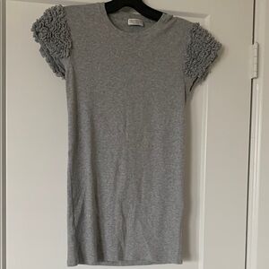 Brunello Cucinelli Light Gray Knit Top
